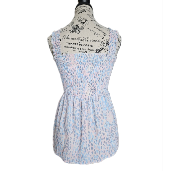 AQUA - Ruched babydoll tank top - Picture 2 of 4